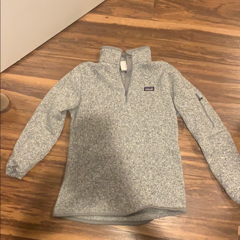 Patagonia Gray Quarter-Zip Sweatshirt
